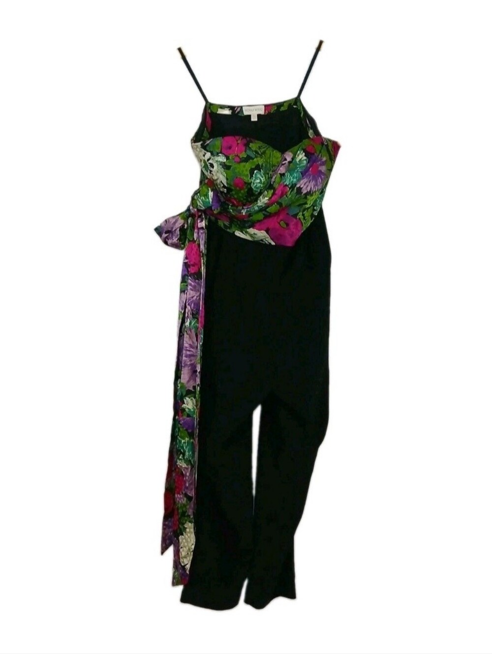 Ronny Kobo Scarlett Jumpsuit Silk Blend Floral L NWOT Resort Chic Romantic Glam